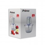 Primo PRFC-40486 INOX Πολυκόπτης Multi 500W με Γυάλινο Δοχείο 2Lt